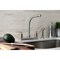 Kingston Brass Centerset Kitchen Faucet with Plastic Sprayer, Brushed Nickel FB758SVLSP - alternate 2